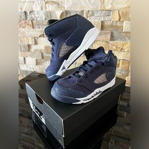 Jordan 5 Retro SE, Midnight Navy/Black, 10C